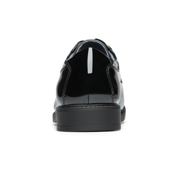 Men's Formal Synthetic Leather Dress Shoes - BLACK PAT - 4
